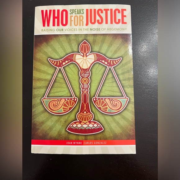 Who Speaks For Justice Paperback By Jain Wynne and Carlos Gonzalez - Picture 1 of 3